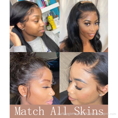 Woman's romance  HD Full Lace Human Hair Wigs For Black Women,Wholesale Brazilian Virgin Hair Transparent Lace Front Wig